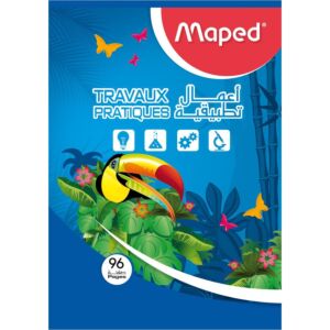 CAHIER TRAVAUX PRATIQUES PIQUE A4 SEYES 70g 96 PAGES "MAPED" REF: 9281