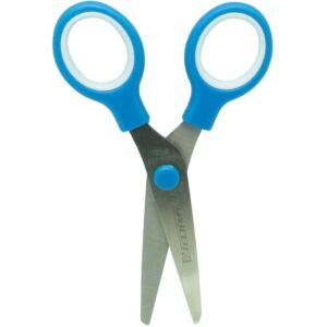 CISEAUX ECOLIER 13cm BLEU "TECHNO" REF: 3309