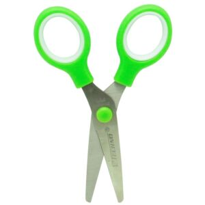 CISEAUX ECOLIER 13cm VERT "TECHNO" REF: 3309