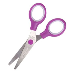 CISEAUX ECOLIER 13cm VIOLET "TECHNO" REF: 3309