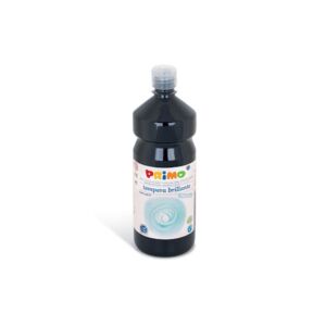 GOUACHE TEMPERA LIQUIDE FLACON DE 1000ml NOIR "PRIMO" REF: 204BR1000800