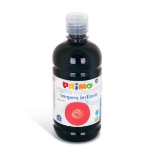 GOUACHE TEMPERA LIQUIDE FLACON DE 500ml NOIR "PRIMO" REF: 202BR500800