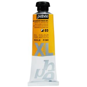 HUILE FINE XL TUBE DE 37ml JAUNE CADMIUM FONCE "PEBEO" REF: 937003