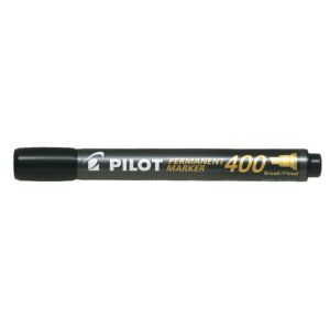 MARQUEUR PERMANENT 400 TETE BISEAUTEE NOIR "PILOT" REF: SCA-400-B