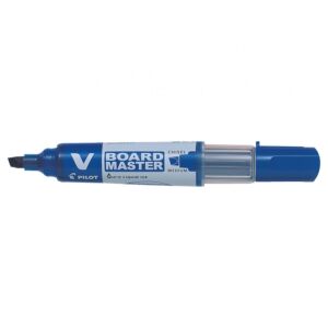 MARQUEUR TABLEAU BLANC RECHARGEABLE V-BOARD TÊTE BISEAUTEE BLEU "PILOT" REF: WBMA-VBM-MC-L-BG