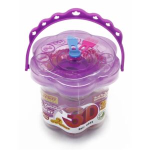 PATE A MODELER EN POT DE 07 COULEURS AVEC 01 MOULE "TECHNO" REF: 4342