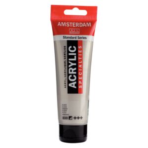 PEINTURE ACRYLIQUE 120ml ARGENTE "AMSTERDAM" REF: 17098002