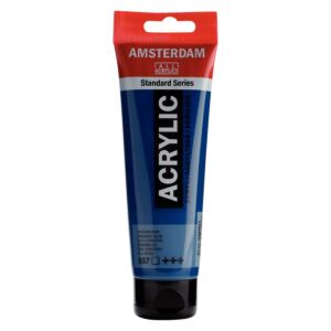 PEINTURE ACRYLIQUE 120ml BLEU VERT "AMSTERDAM" REF: 17095572