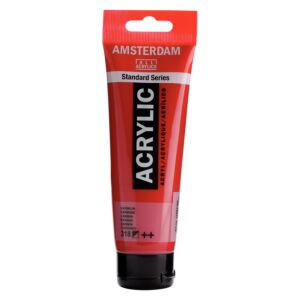 PEINTURE ACRYLIQUE 120ml CARMIN "AMSTERDAM" REF: 17093182
