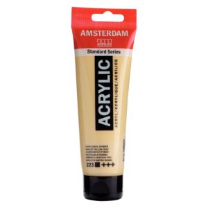 PEINTURE ACRYLIQUE 120ml JAUNE NAPLES FONCE "AMSTERDAM" REF: 17092232