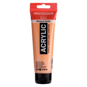 PEINTURE ACRYLIQUE 120ml JAUNE NAPLES ROUGE "AMSTERDAM" REF: 17092242