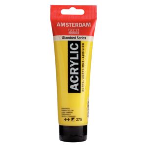 PEINTURE ACRYLIQUE 120ml JAUNE PRIMAIRE "AMSTERDAM" REF: 17092752