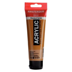 PEINTURE ACRYLIQUE 120ml SIENNE NATUREL "AMSTERDAM" REF: 17092342