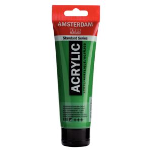 PEINTURE ACRYLIQUE 120ml VERT PERMANANT CLAIRE "AMSTERDAM" REF: 17096182