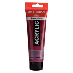 PEINTURE ACRYLIQUE 120ml VIOLET ROUGE PERMANANT "AMSTERDAM" REF: 17095672