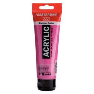 PEINTURE ACRYLIQUE 120ml VIOLET ROUGE PERMANANT CLAIRE "AMSTERDAM" REF: 17095772