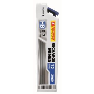 RECHARGE MINES HB ETUI DE 12 MINES 0.7mm "TECHNO" REF: 2969