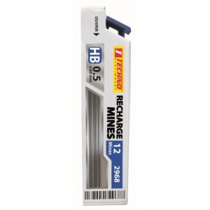 RECHARGE MINES HB ETUI DE 12 MINES 0.5mm "TECHNO" REF: 2968