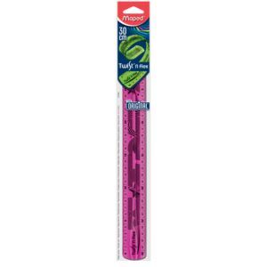 REGLE SOUPLE 30cm SOUS BLISTER TWIST'N FLEX "MAPED" REF: 027900