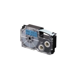 RUBAN ADHESIF BLEU LABEL IT 12mm "CASIO" REF: XR-12BU1