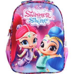 SAC A DOS 15" DOUBLE FACE DORA ET SHIMMER SHINE "TECHNO" REF: 4879