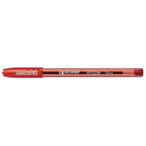 STYLO A BILLE SWING 1.0mm ROUGE "TECHNO" REF: 4968