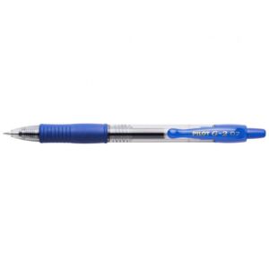 STYLO ROLLER RETRACTABLE A ENCRE GEL G2 0.7mm BLEU "PILOT" REF: BL-G2-7-L