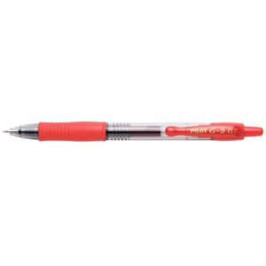 STYLO ROLLER RETRACTABLE A ENCRE GEL G2 0.7mm ROUGE "PILOT" REF: BL-G2-7-R
