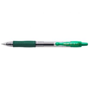 STYLO ROLLER RETRACTABLE A ENCRE GEL G2 0.7mm VERT "PILOT" REF: BL-G2-7-G