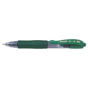 STYLO ROLLER RETRACTABLE A ENCRE GEL G2 PIXIE 0.7mm VERT "PILOT" REF: BL-G2-7-XS-G