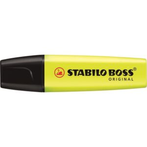SURLIGNEUR FLUO BOSS JAUNE "STABILO" REF: 70/24