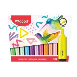 SURLIGNEUR FLUO'PEPS BOITE CARTON DE 12 "MAPED" REF:740901