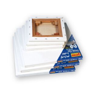 TOILE SUR CHASSIS 280g EN COTON 60cmx80cm "TECHNO" REF: 0134