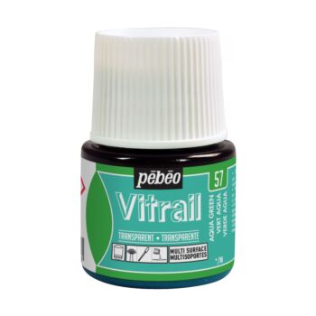 PEINTURE VITRAIL 45ml VERT AQUA "PEBEO" REF: 50057