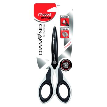CISEAUX DIAMOND SYMETRIQUE 17CM SOUS BLISTER "MAPED" REF: 692310