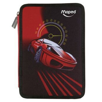 TROUSSE SCOLAIRE GARNIE SOUS BLISTER CARS "MAPED" REF: 967430
