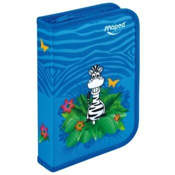 TROUSSE SCOLAIRE GARNIE SOUS BLISTER ZEBRE "MAPED" REF: 967814
