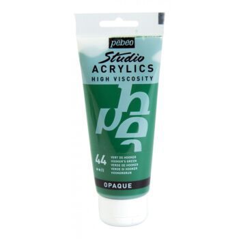 ACRYLIC STUDIO TUBE DE 100ml VERT HOOKE "PEBEO" REF: 831044