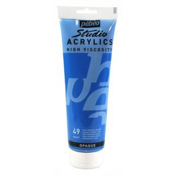 ACRYLIC STUDIO TUBE DE 250ml CYAN PRIMAIRE "PEBEO" REF: 169049