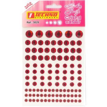 ADHESIFS CRISTAL ROND "TECHNO" REF: 5029