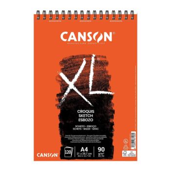 ALBUM CROQUIS XL A4 TRES BOUFFANT ALBUM 120F 90g "CANSON" REF: 200787103