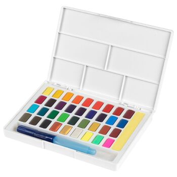 AQUARELLE EN GODETS BOITE DE 36 "FABER CASTELL" REF: 169736