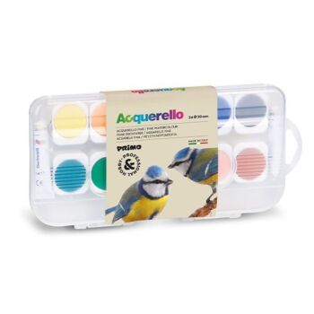 AQUARELLE FINE 24 PASTILLES DE 30mm "PRIMO" REF: 137A24GMH