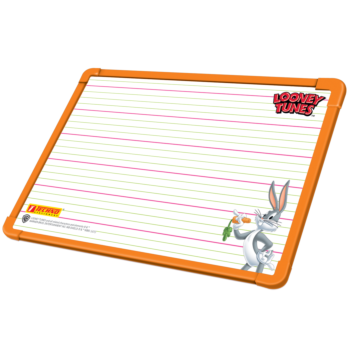 ARDOISE DOUBLE FACE LIGNÉE BLANCHE/NOIRE LICENCE LOONEY TUNES "TECHNO" REF: 9657