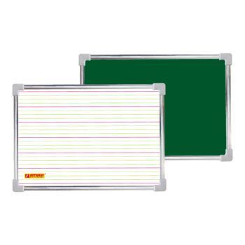 ARDOISE MAGNETIQUE CADRE ALUMINUIM 20x30 cm D-FACE LIGNEE/VERT "TECHNO" REF: 9797