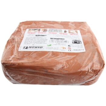 ARGILE AUTODURCISSANTE ROUGE 5000g &quot;TECHNO&quot; REF: 5704