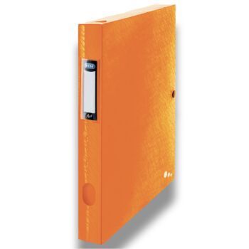 BOITE DE CLASSEMENT ART 24x32 DOS 40mm POLYPROPILINE OPAQUE ORANGE "ELBA" REF: 400060036