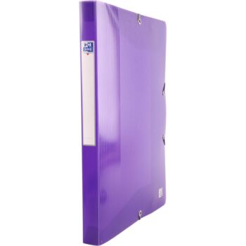 BOITE DE CLASSEMENT MEMHPIS STYLE 24x32 DOS 40mm POLYPROPILINE OPAQUE VIOLET "ELBA" REF: 100200131