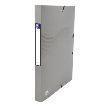 BOITE DE CLASSEMENT OSMOSE 24x32 DOS 25mm POLYPROPILINE OPAQUE GRIS CLAIR "ELBA" REF: 400105016