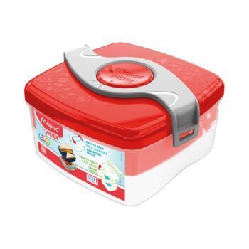 BOÎTE À DÉJEUNER ROUGE ORIGINS "MAPED" REF: 870103